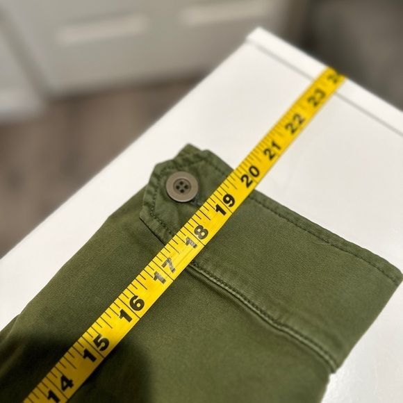 BOYISH Women’s The Camden Denim Cropped Utility Jacket Army Green Sz XS - Picture 12 of 16